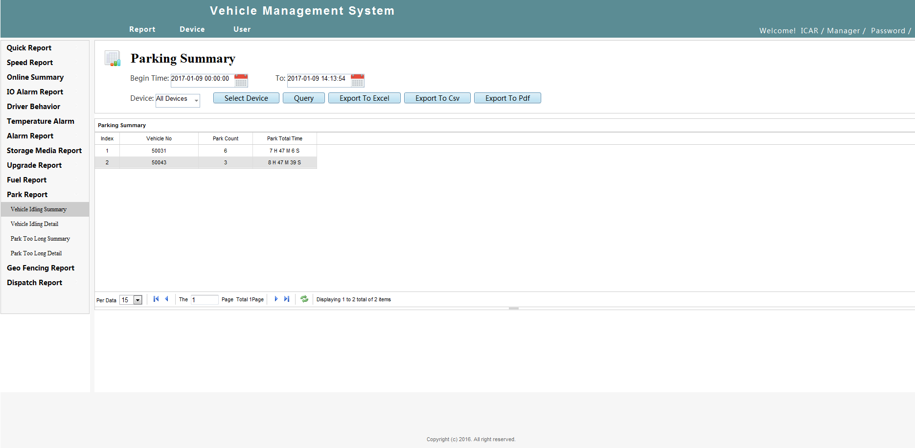 Intelligent vehicle monitoring system - WEB Client Picture11 Intelligent vehicle monitoring system - WEB Client Picture11