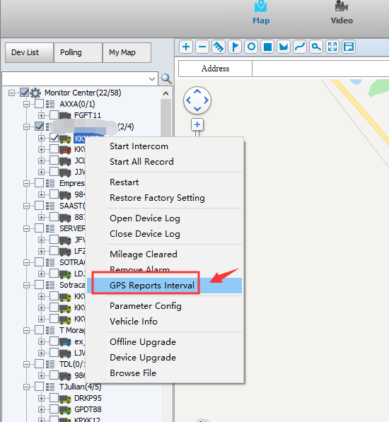 How to change the GPS update time in IVMS client side Picture1 How to change the GPS update time in IVMS client side Picture1