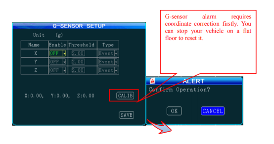 How to test G-Sensor Alarm Picture2 How to test G-Sensor Alarm Picture2