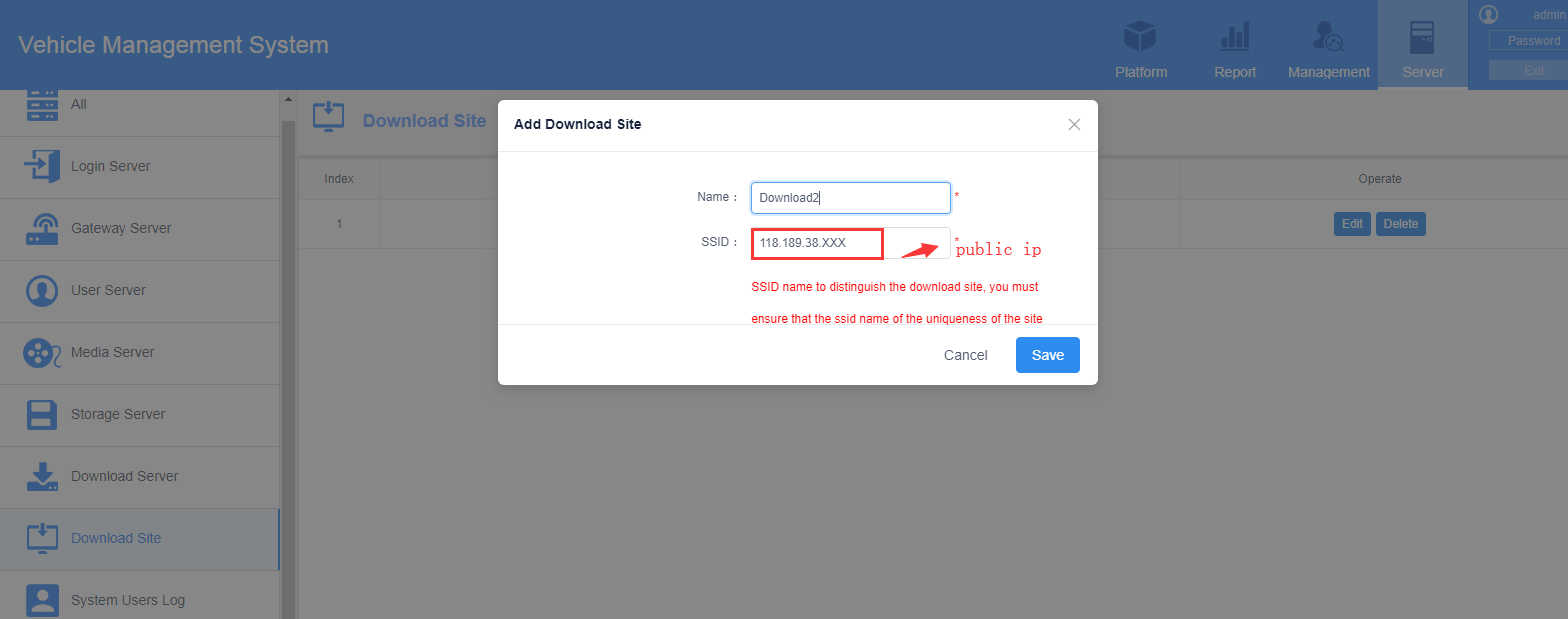 How to set Mobile network video auto upload with new version IVMS Server Picture2 How to set Mobile network video auto upload with new version IVMS Server Picture2