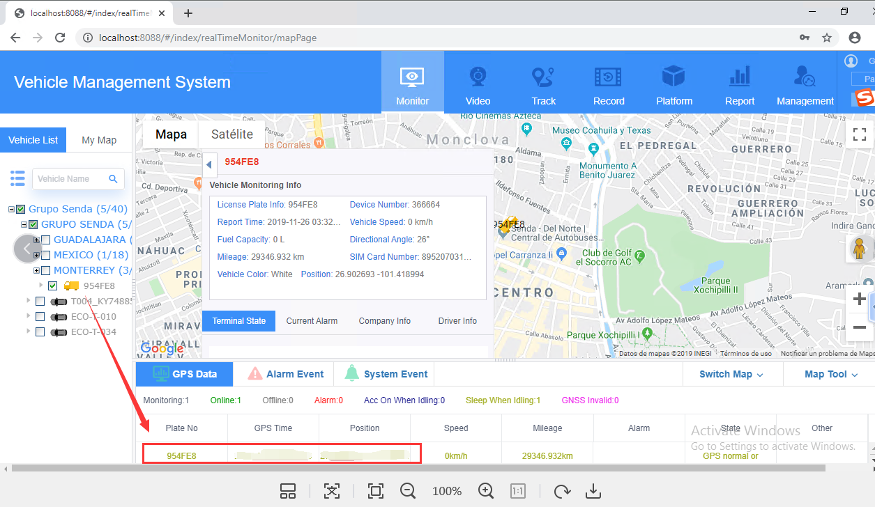 How to fix the device without GPS position with Web Client Picture1 How to fix the device without GPS position with Web Client Picture1