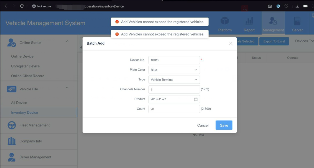 How to solve web add device failed problem Picture1 How to solve web add device failed problem Picture1