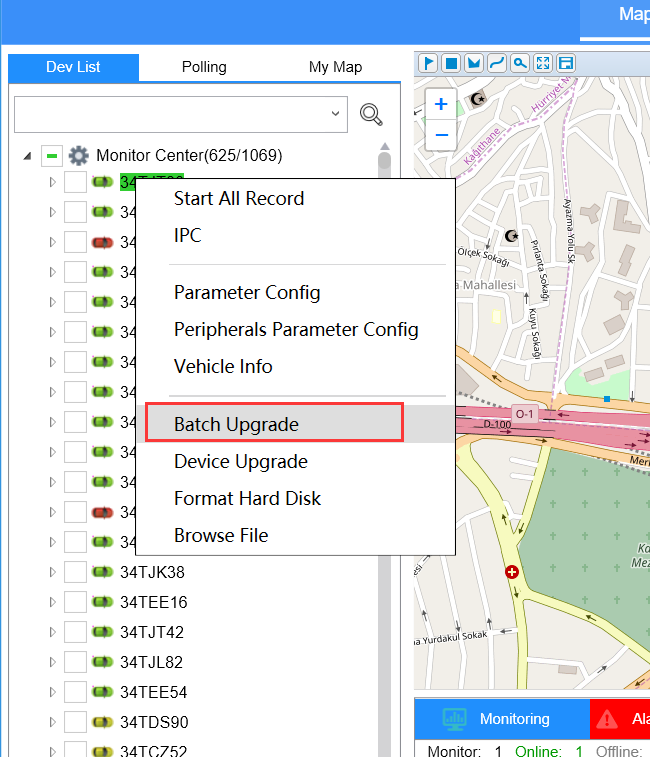 Batch Vehicle upgrade firmware in IVMS Picture1 Batch Vehicle upgrade firmware in IVMS Picture1