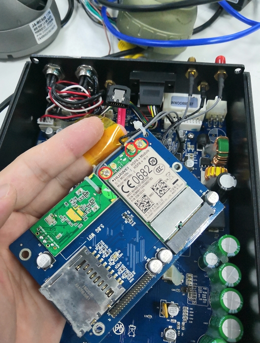 How to replace the 4G module on MDVR Picture7 How to replace the 4G module on MDVR Picture7