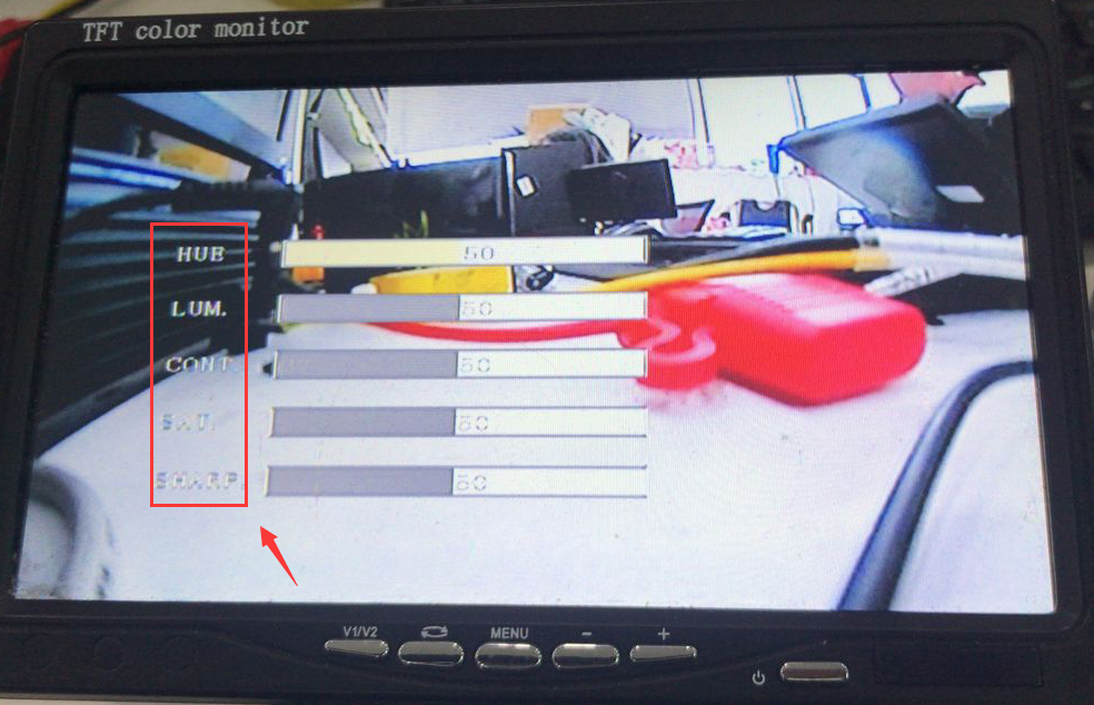 How to change the camera parameters at MDVR side Picture1 How to change the camera parameters at MDVR side Picture1