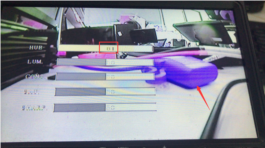 How to change the camera parameters at MDVR side Picture3 How to change the camera parameters at MDVR side Picture3
