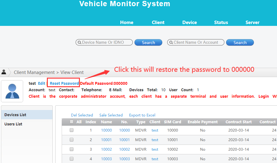 How to restore the IVMS Client account default password Picture4 How to restore the IVMS Client account default password Picture4