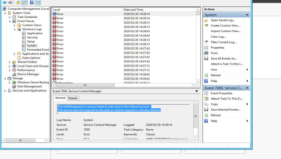 How to solve the Gateway Server run failed due OS Error ID 7000 Picture2 How to solve the Gateway Server run failed due OS Error ID 7000 Picture2