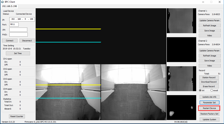 How to update parameter of Passenger Counter camera Picture8 How to update parameter of Passenger Counter camera Picture8