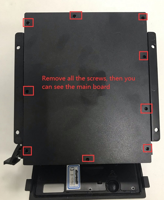 How to remove the enclosure of MDVR Picture1 How to remove the enclosure of MDVR Picture1