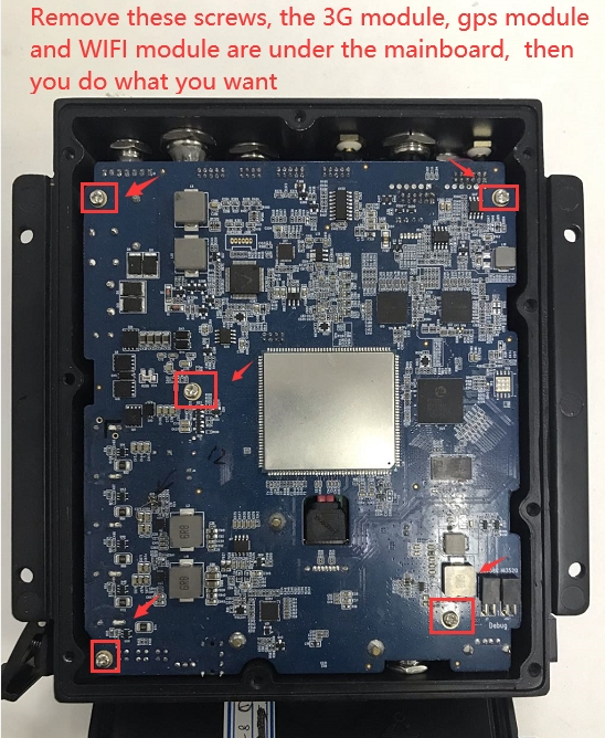 How to remove the enclosure of MDVR Picture2 How to remove the enclosure of MDVR Picture2