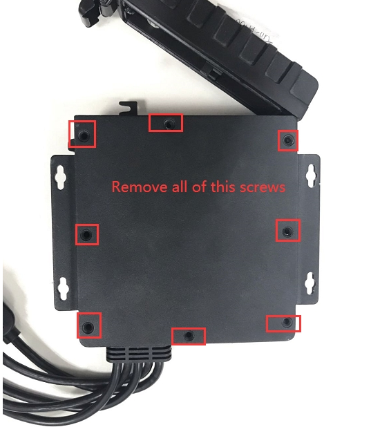 How to remove the enclosure of MDVR Picture3 How to remove the enclosure of MDVR Picture3