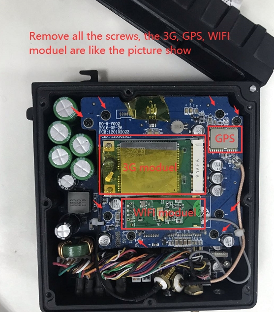 How to remove the enclosure of MDVR Picture4 How to remove the enclosure of MDVR Picture4