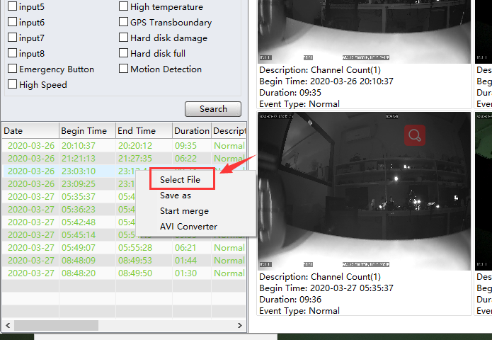 How to identify the H265 video's start time and end Picture5 How to identify the H265 video's start time and end Picture5