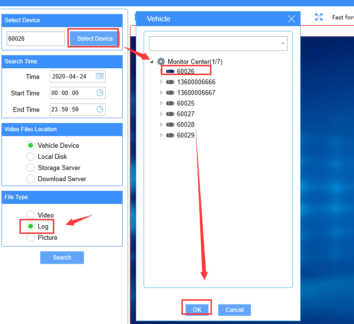 How to export the MDVR parameters from IVMS Client side Picture2 How to export the MDVR parameters from IVMS Client side Picture2
