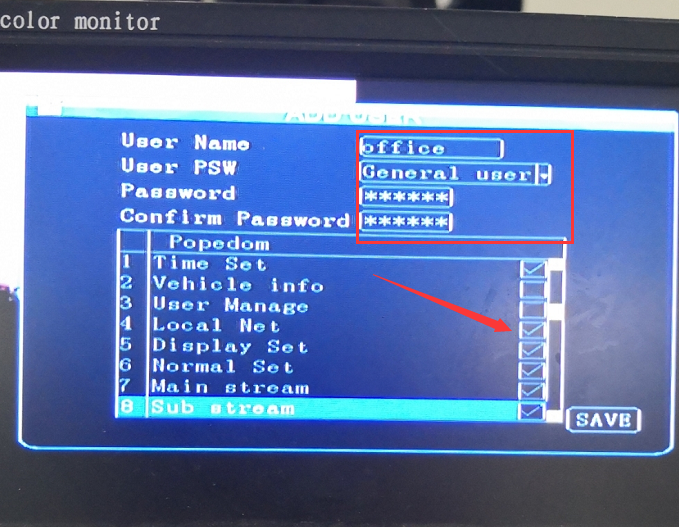 How to add different users and roles on MDVR Picture5 How to add different users and roles on MDVR Picture5