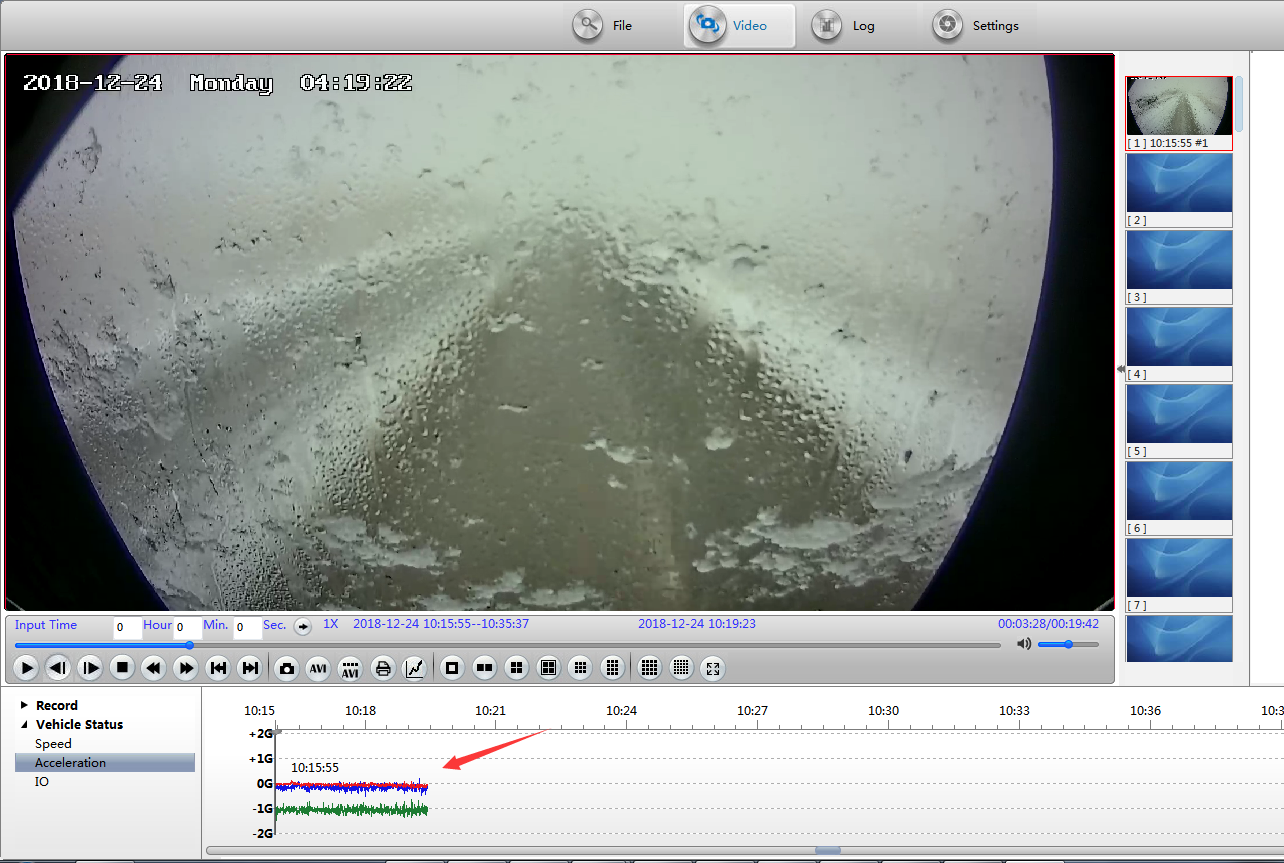 How MDVR Player read G-sensor information Picture2 How MDVR Player read G-sensor information Picture2