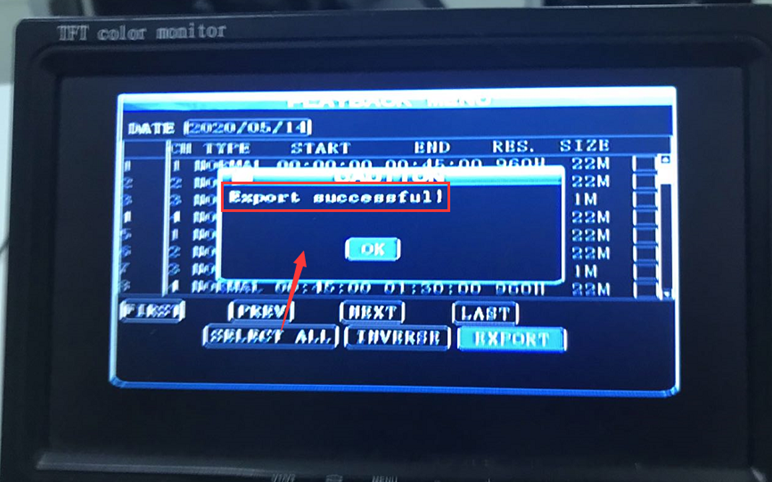 How to use USB export record from HDD MDVR Picture5 How to use USB export record from HDD MDVR Picture5