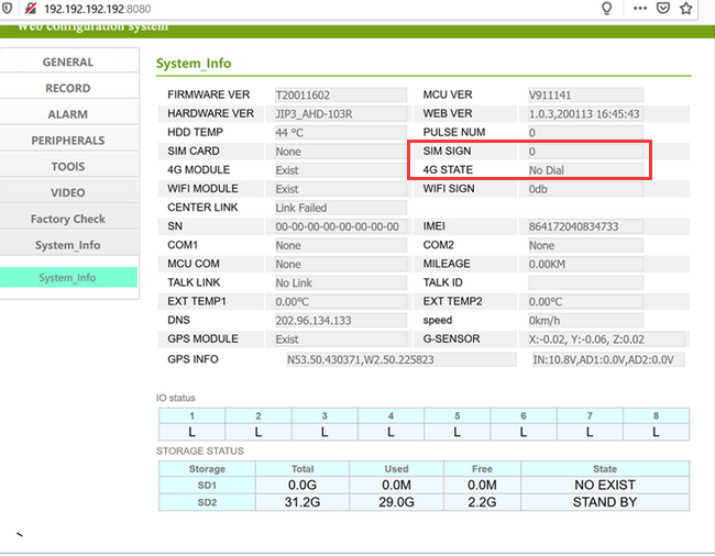 How to check if JI3 can not find SIM card Picture1 How to check if JI3 can not find SIM card Picture1