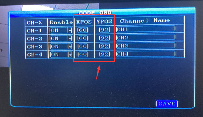 How to set the channel name OSD Picture5 How to set the channel name OSD Picture5