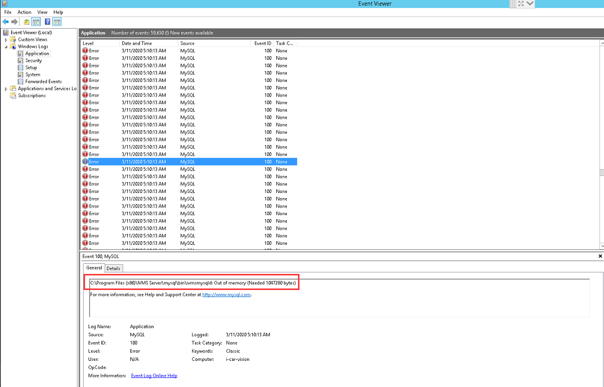 How to check the database stopped by memory run out off Picture2 How to check the database stopped by memory run out off Picture2