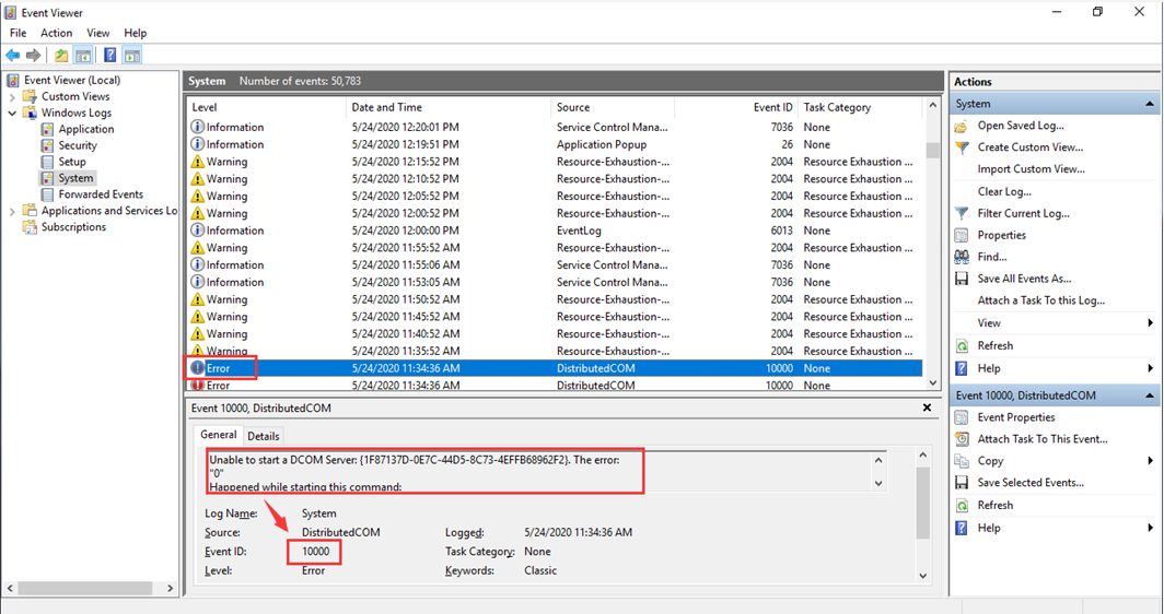 How to use Event Viewer check errors from system or application Picture5 How to use Event Viewer check errors from system or application Picture5