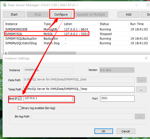 IVMS Server Mysql enable remote access Picture1 IVMS Server Mysql enable remote access Picture1