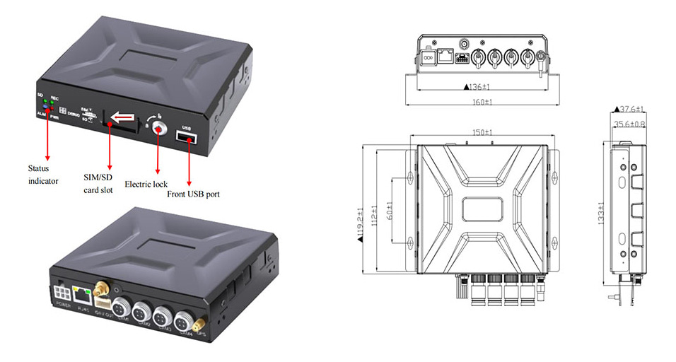 The NEW economical SD card MDVR JS1A is coming Picture2 The NEW economical SD card MDVR JS1A is coming Picture2