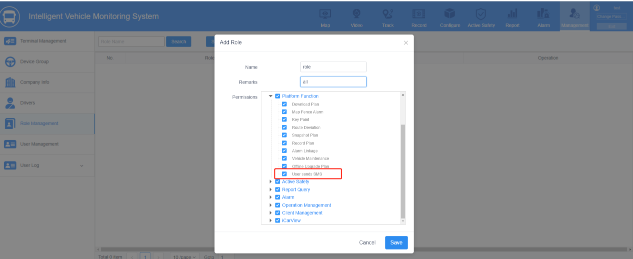 SMS Push Settings for IVMS Picture7 SMS Push Settings for IVMS Picture7
