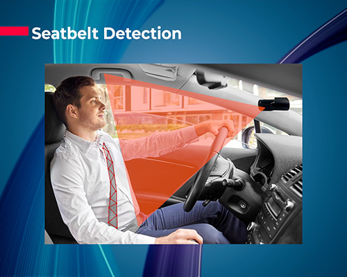 AI Dash Cam integrated Seatbelt Detection